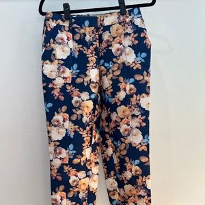 J Crew - Floral Pant - Size 00